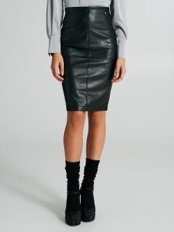 Faux leather pencil skirt  Rinascimento