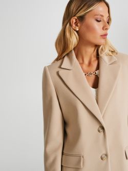 Manteau femme best sale mi long cintré
