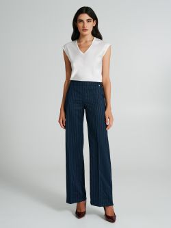 Pantaloni gessati a palazzo  Rinascimento