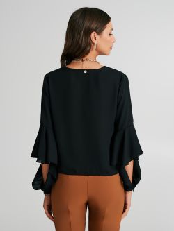 Blouse with cut-out detail on the sleeves  Rinascimento