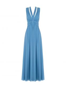 Georgette dress with ribbons   Rinascimento