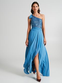 Abito in georgette e paillettes   Rinascimento