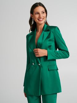 Double-breasted jacket with jewel buttons  Rinascimento