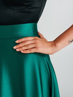 Long full skirt in satin.  Rinascimento