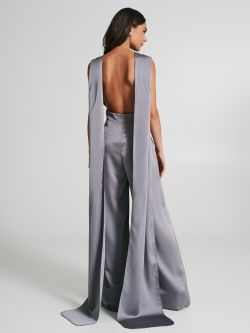 Jumpsuit with multi-purpose drapes.   Rinascimento