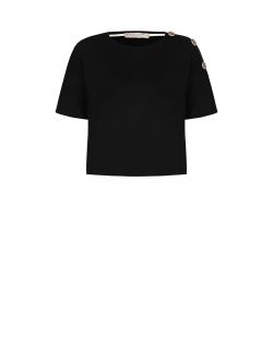 Boxy t-shirt with buttons  Rinascimento