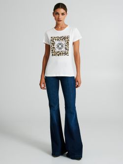 T-shirt imprimé animalier  Rinascimento