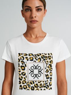 T-shirt imprimé animalier  Rinascimento