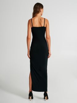 Robe longue avec cordon de serrage sur le côté  Rinascimento