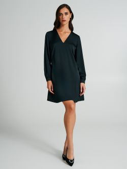 A-line satin dress   Rinascimento