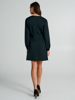 A-line satin dress   Rinascimento
