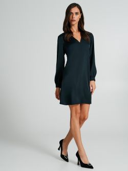 A-line satin dress   Rinascimento