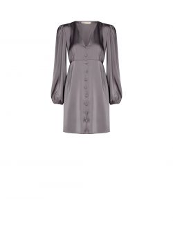 Robe en satin avec boutons non apparents  Rinascimento