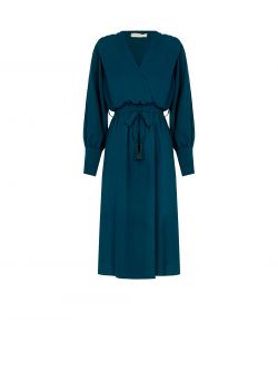 Knee-length dress with tassels  Rinascimento