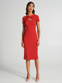 Robe fourreau effet nœud  Rinascimento