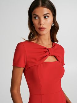 Robe fourreau effet nœud  Rinascimento