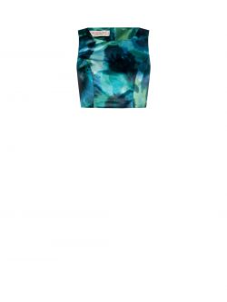 Fitted crop top with abstract print  Rinascimento