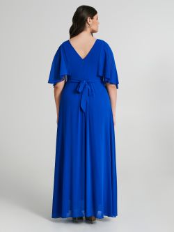 Curvy Georgette Empire-Waist Dress   Rinascimento
