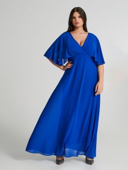Curvy Georgette Empire-Waist Dress   Rinascimento