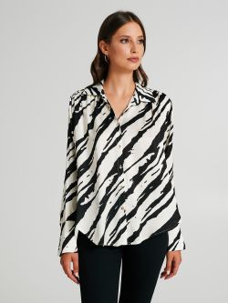 Zebra-print shirt  Rinascimento