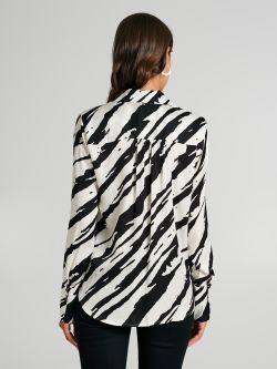 Camicia stampa zebra  Rinascimento
