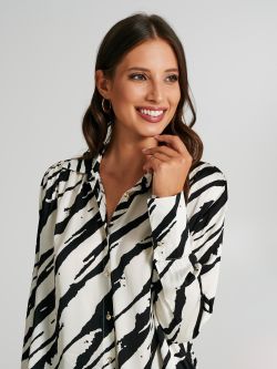 Zebra-print shirt  Rinascimento