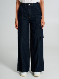 Pantaloni in denim cargo   Rinascimento