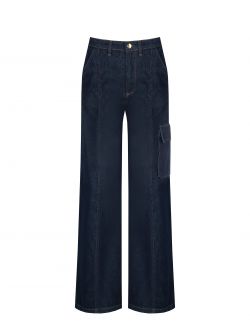 Pantaloni in denim cargo   Rinascimento