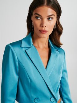 Two-Button cropped jacket  Rinascimento