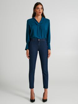 Jeans skinny elasticizzato con impunture  Rinascimento