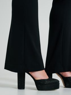 Curvy-Schlaghose aus Punto Milano  Rinascimento