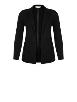 Curvy Open Jacket in Milano Stitch.  Rinascimento