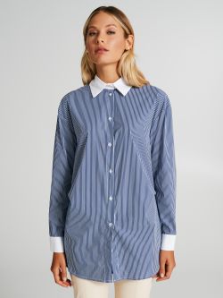 Slim-fit striped shirt   Rinascimento