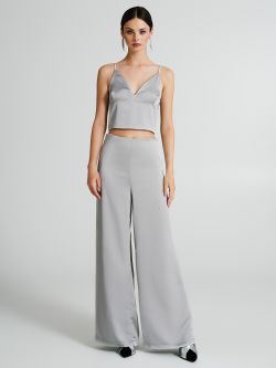 Crop top en satin  Rinascimento