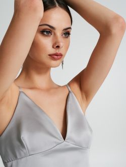 Crop top en satin  Rinascimento