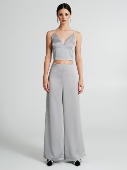Palazzo-Hose aus Satin  Rinascimento