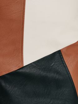 Short pencil skirt with resin patches  Rinascimento