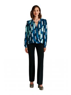 Blusa Curvy con stampa geometrica  Rinascimento