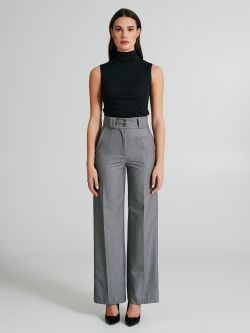100% ECOVERO® viscose sleeveless turtleneck top  Rinascimento