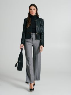 100% ECOVERO® viscose sleeveless turtleneck top  Rinascimento