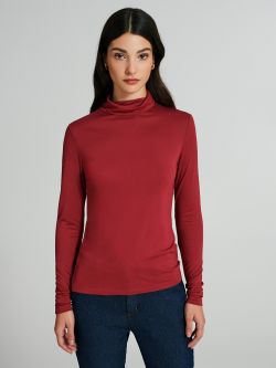 Top col roulé100 % viscose ECOVERO®  Rinascimento