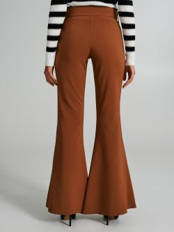 Flared trousers with belt   Rinascimento
