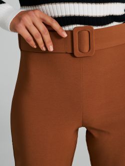 Flared trousers with belt   Rinascimento