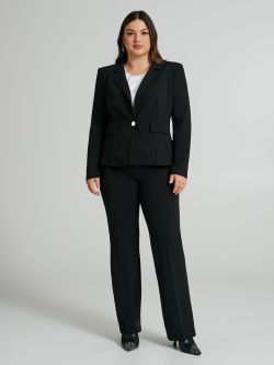 Curvy scuba crepe jacket  Rinascimento