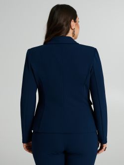 Curvy scuba crepe jacket  Rinascimento