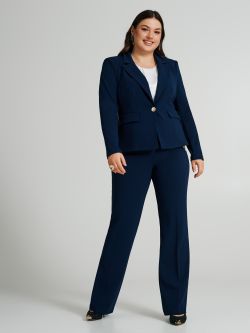 Curvy scuba crepe jacket  Rinascimento