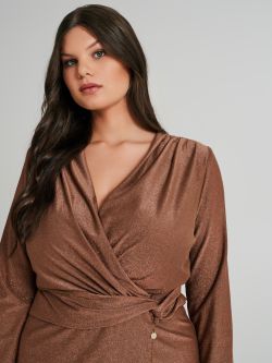 Abito Curvy impero lurex  Rinascimento