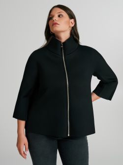 Petite cape curvy en néoprène doux.  Rinascimento