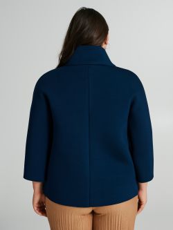Curvy jacket in soft neoprene  Rinascimento
