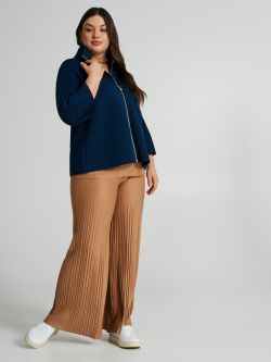 Curvy jacket in soft neoprene  Rinascimento